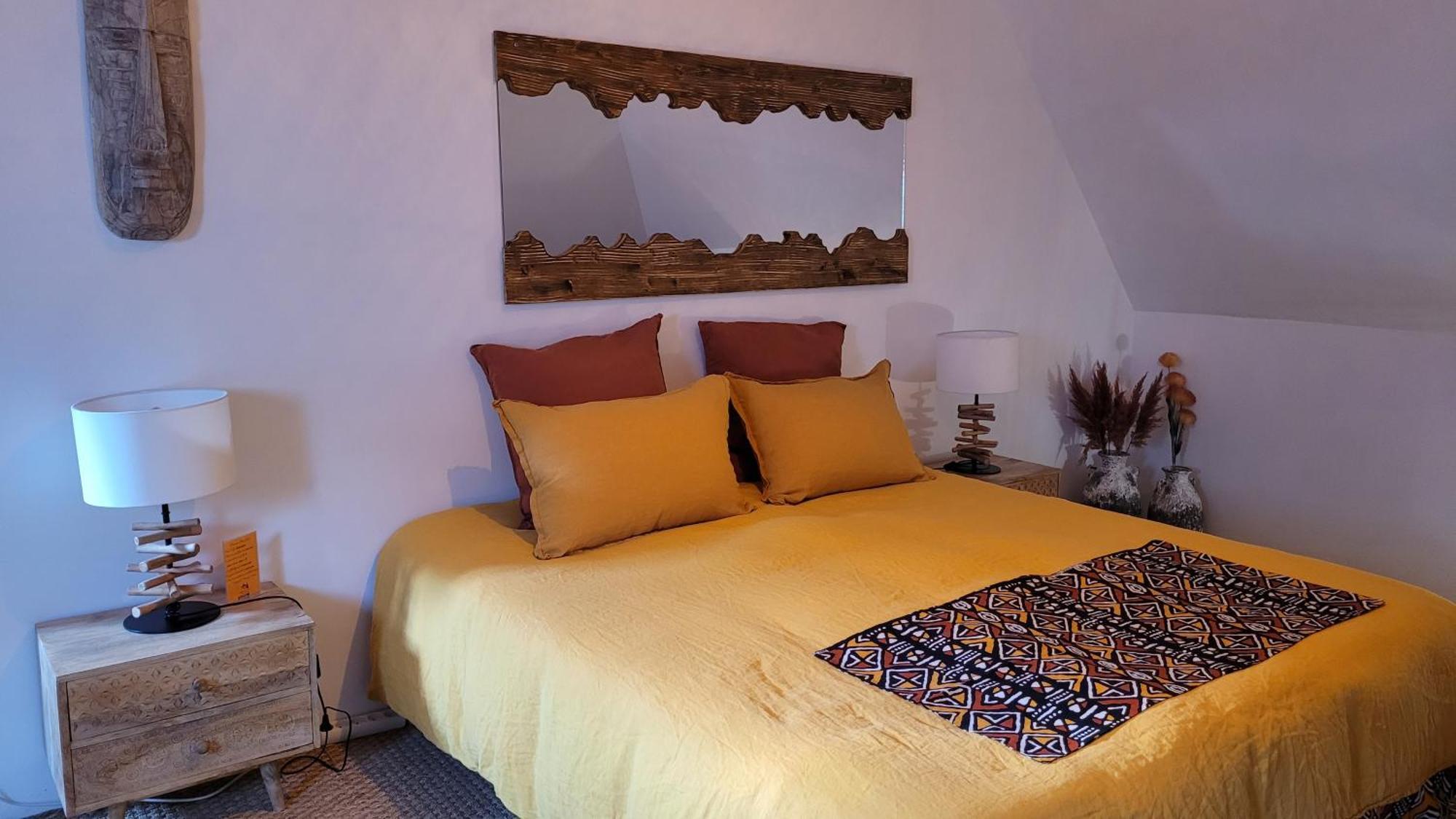 Bed and Breakfast Manoir des Pélies Conques Habitación foto